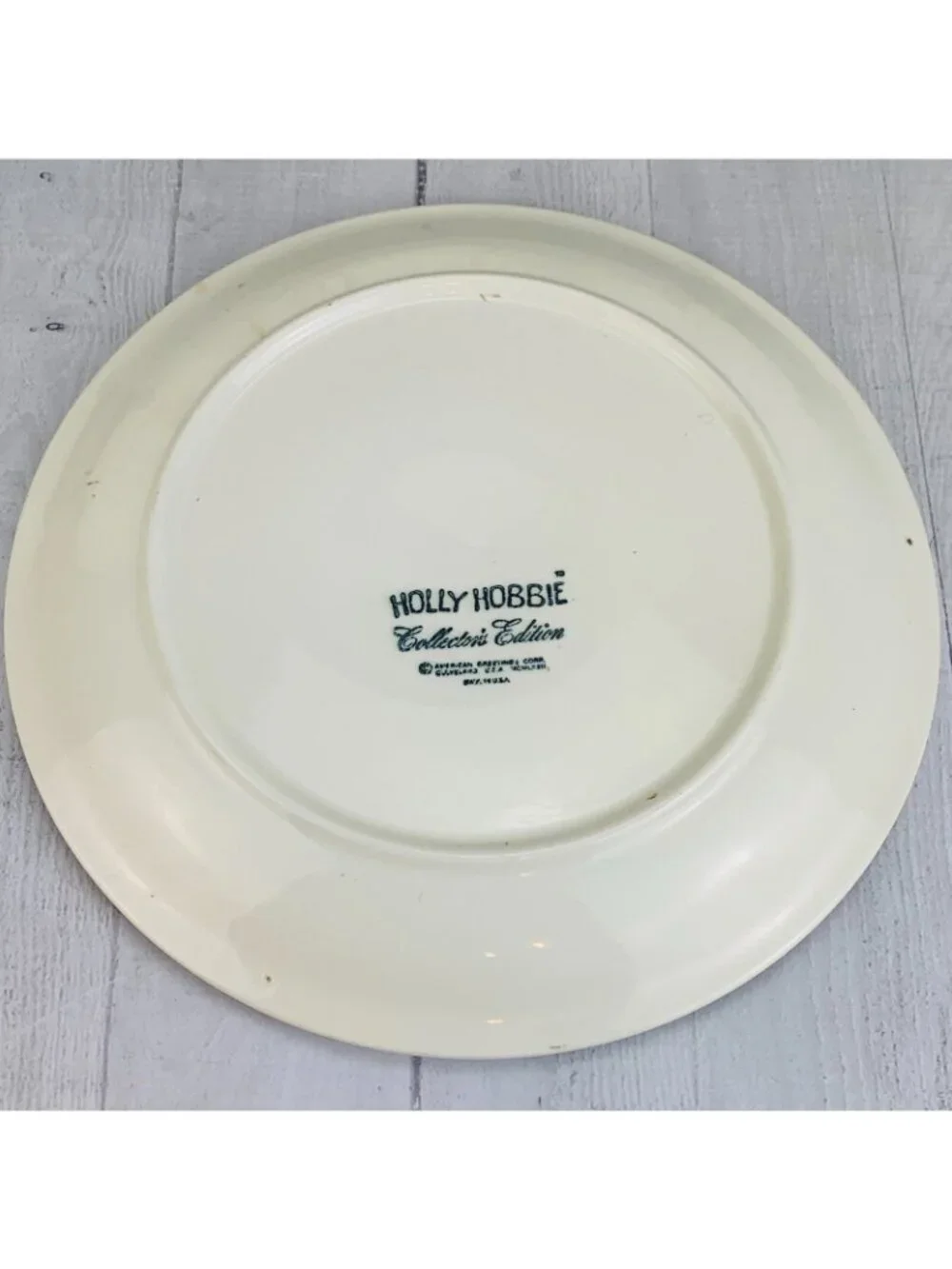 1970's American Greeting HOLLY HOBBIE COLLECTORS 4 Different Dinner Plate Set 4